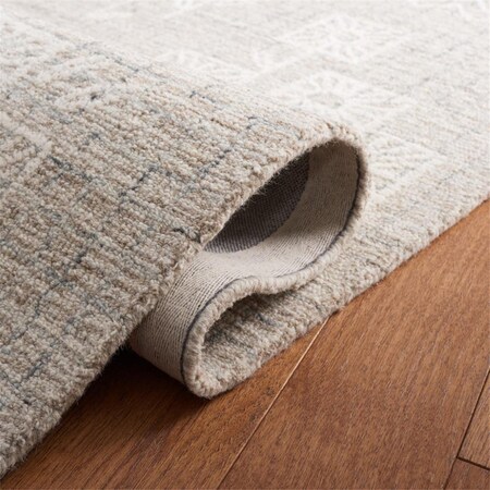 Safavieh 6 x 6 ft. Metro Hand Tufted Round Area Rug; Beige & Ivory MET878B-6R